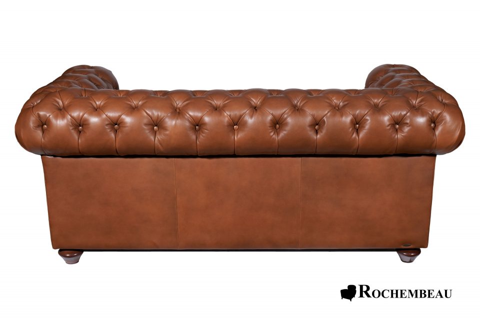 Newton Chesterfield Sofa - Light brown (A10) | 2-seater