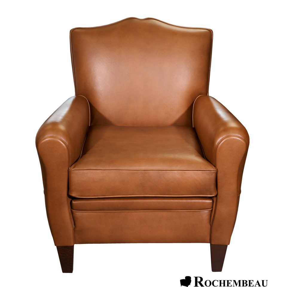 37 Fauteuil 164 petit moustache 1464 Fauteuil Club petit Moustache marron Rochembeau03.jpg