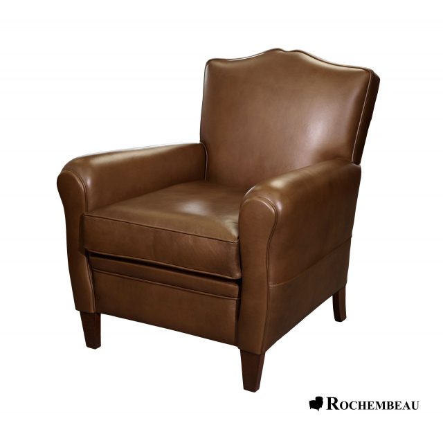 33 petit moustache 124 Fauteuil Club petit Moustache marron fonce Rochembeau.jpg