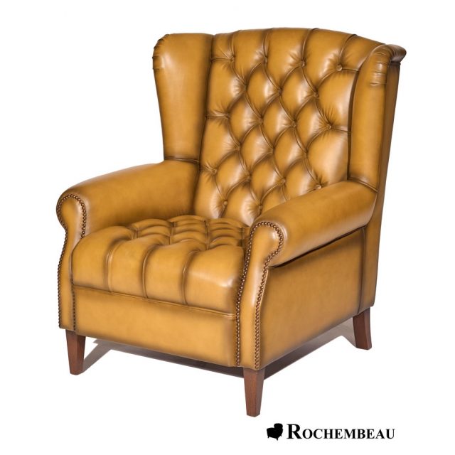 39 Chesterfield 41 Fauteuils 205 fauteuil oreilles capitons miel ombre rochembeau 01.jpg