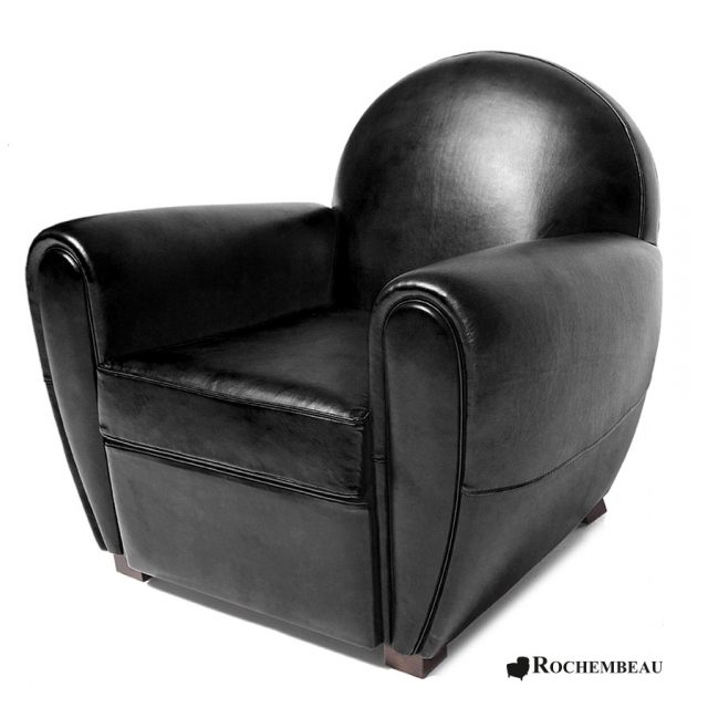 hamilton fauteuil club rochembeau noir brillant.jpg