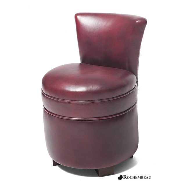 pouf rond Rochembeau bordeaux.jpg