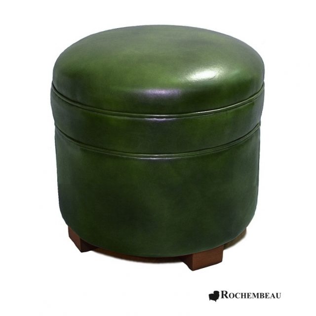 pouf rond en cuir vert anglais.jpg